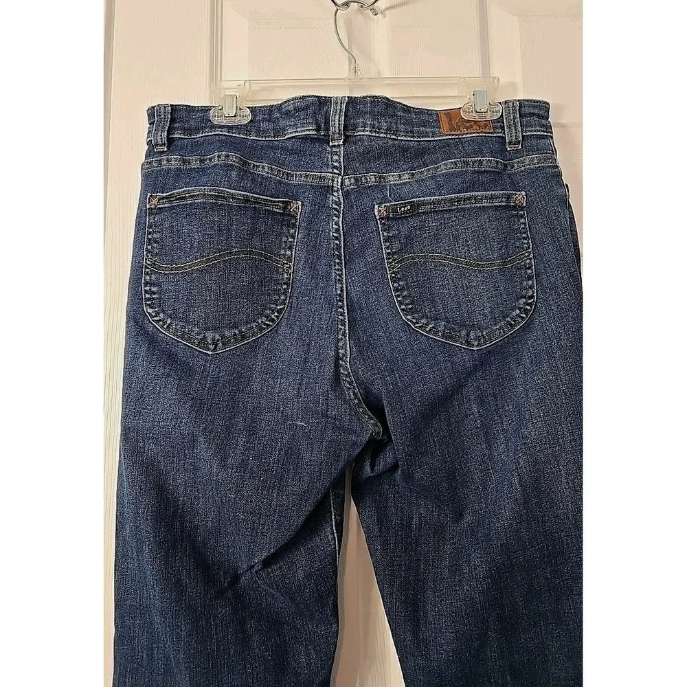 Lee Womans Slim‎ Fit Skinny Leg Mid Rise Sculpting Jeans Size 16X28